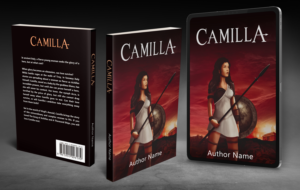 E-book cover for ancient myth-based novel with queer and feminist themes | eBook Cover Design by hektorsty