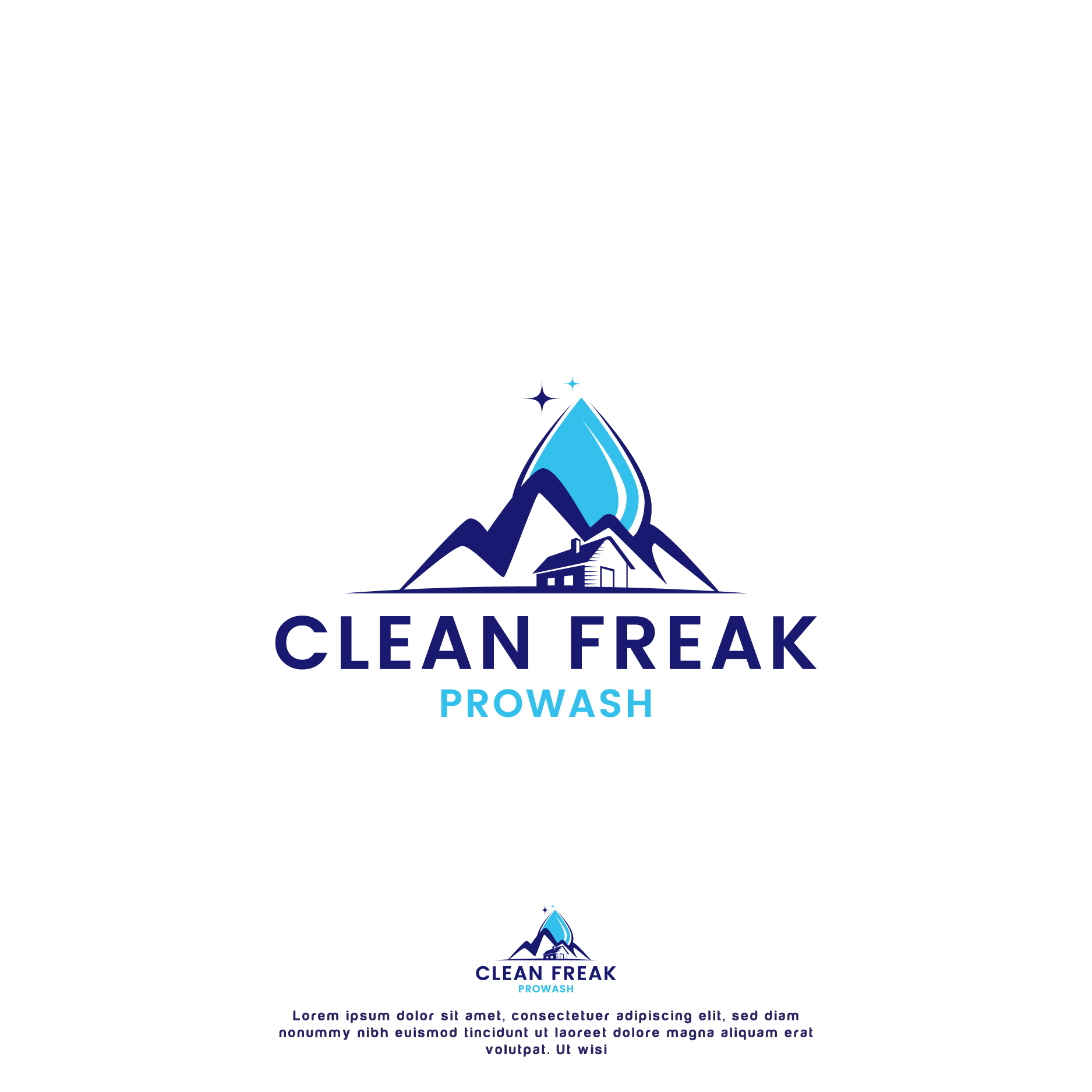 Diseño de Logo por creative.bugs para Clean Freak ProWash | Diseño #26498290