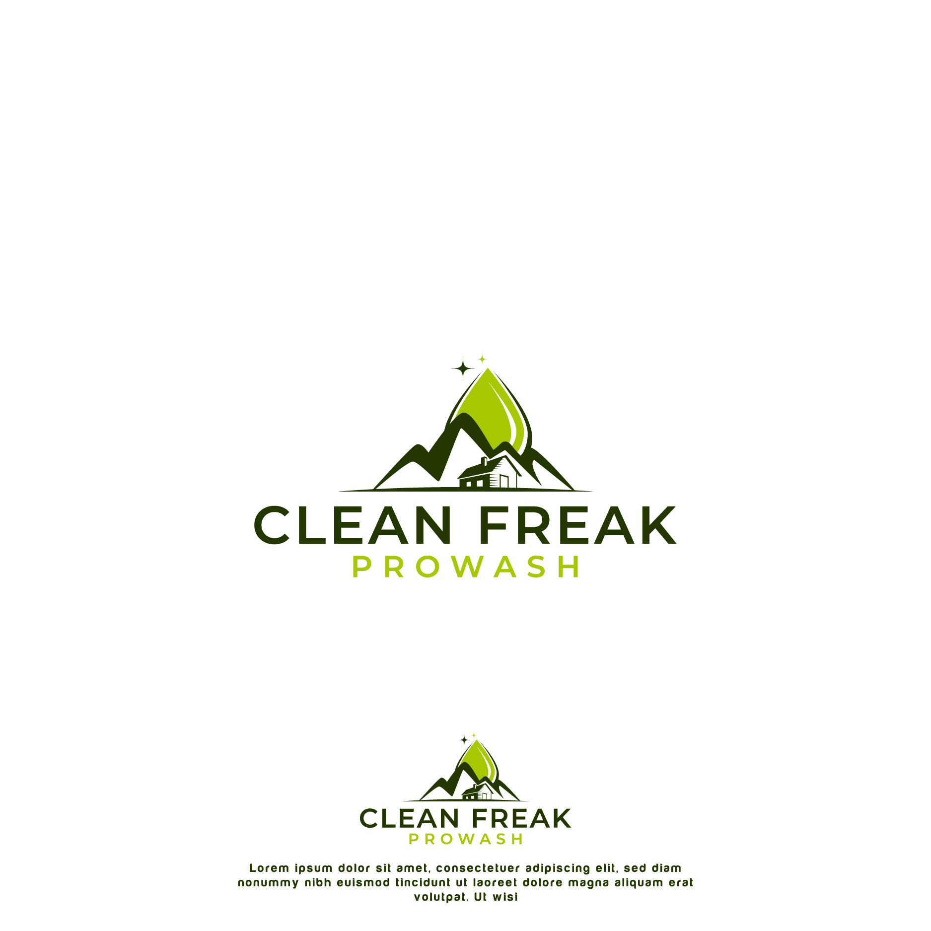 Diseño de Logo por creative.bugs para Clean Freak ProWash | Diseño #26498291