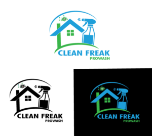 Logo-Design von Quratulain 25 für Clean Freak ProWash | Design #26496621
