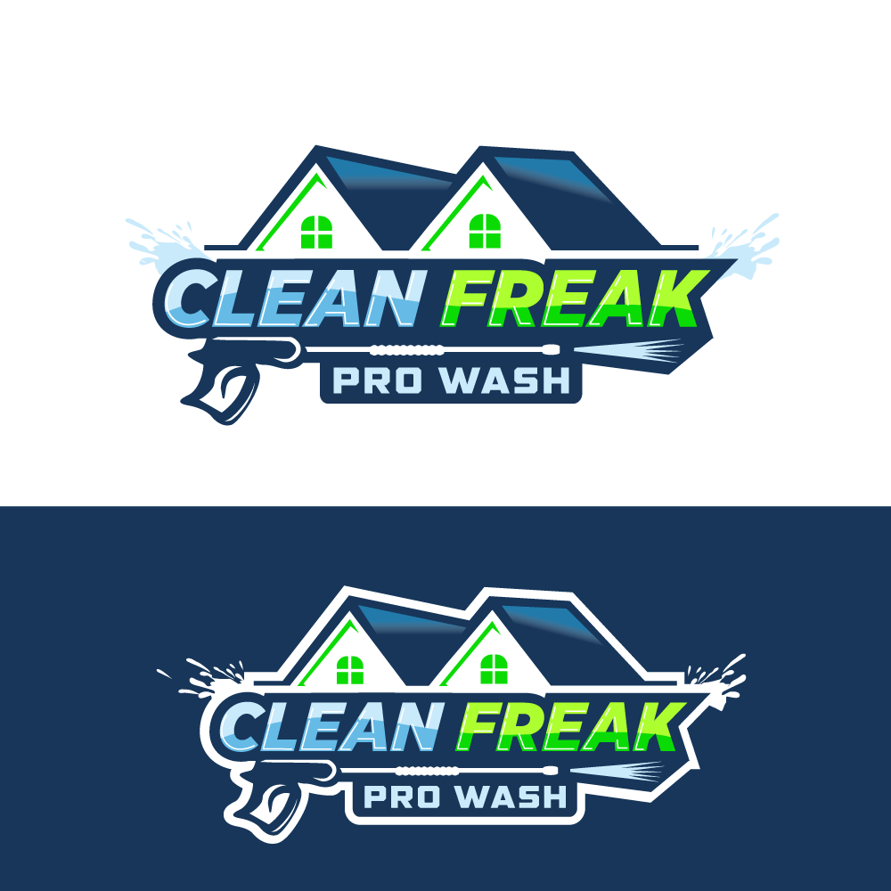 Logo Design by YAZIKO for Clean Freak ProWash | Design #26525328
