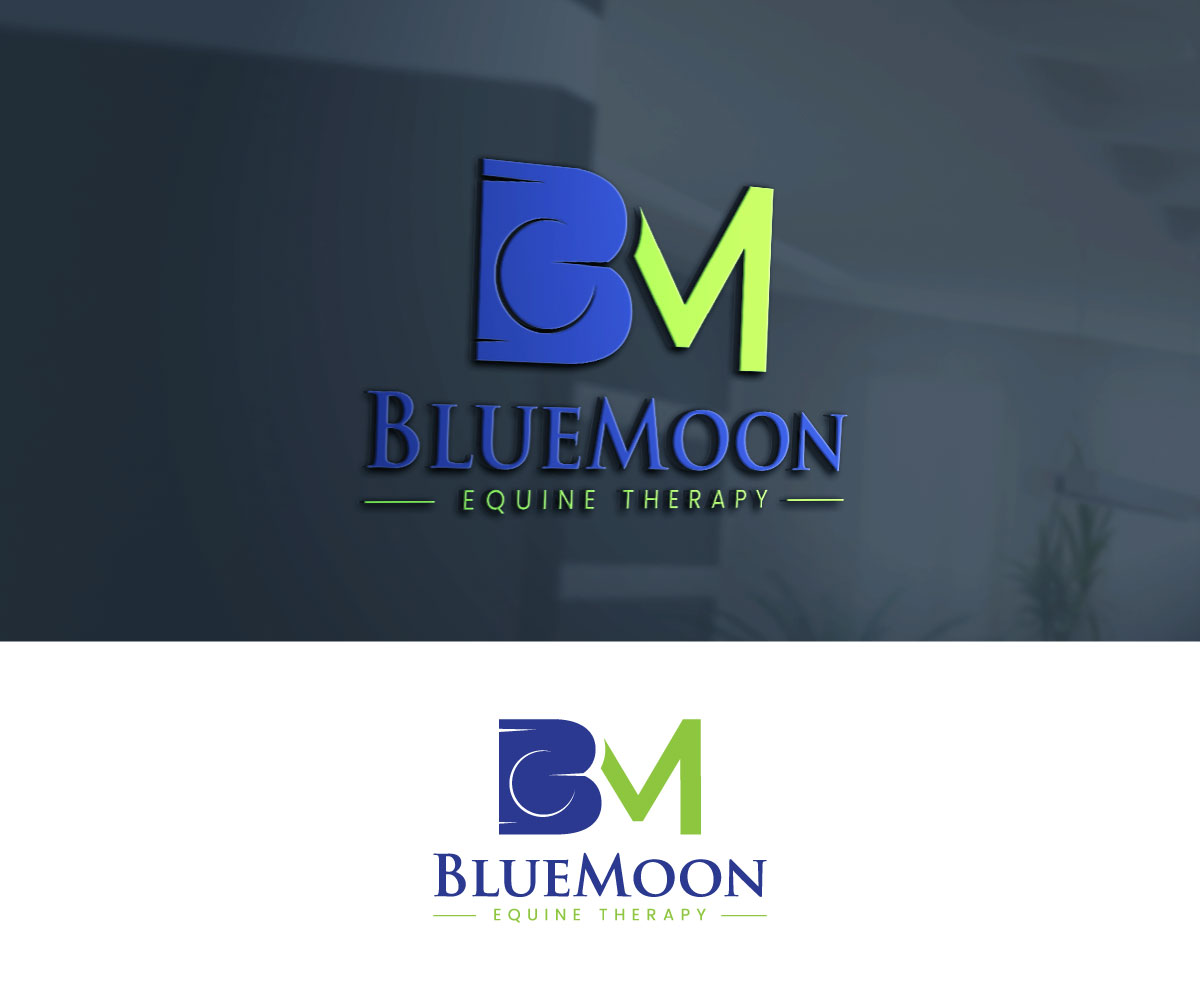 Logo-Design von MaToTiPiLa für BlueMoon Equine Therapy | Design #26485654