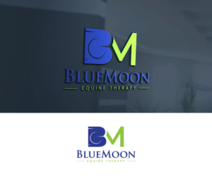 Logo-Design von MaToTiPiLa für BlueMoon Equine Therapy | Design: #26485654