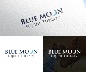 Logo-Design von johnronielgomez für BlueMoon Equine Therapy | Design: #26485185