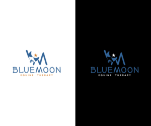 BlueMoon Equine Therapy | Diseño de Logo por hjyoo
