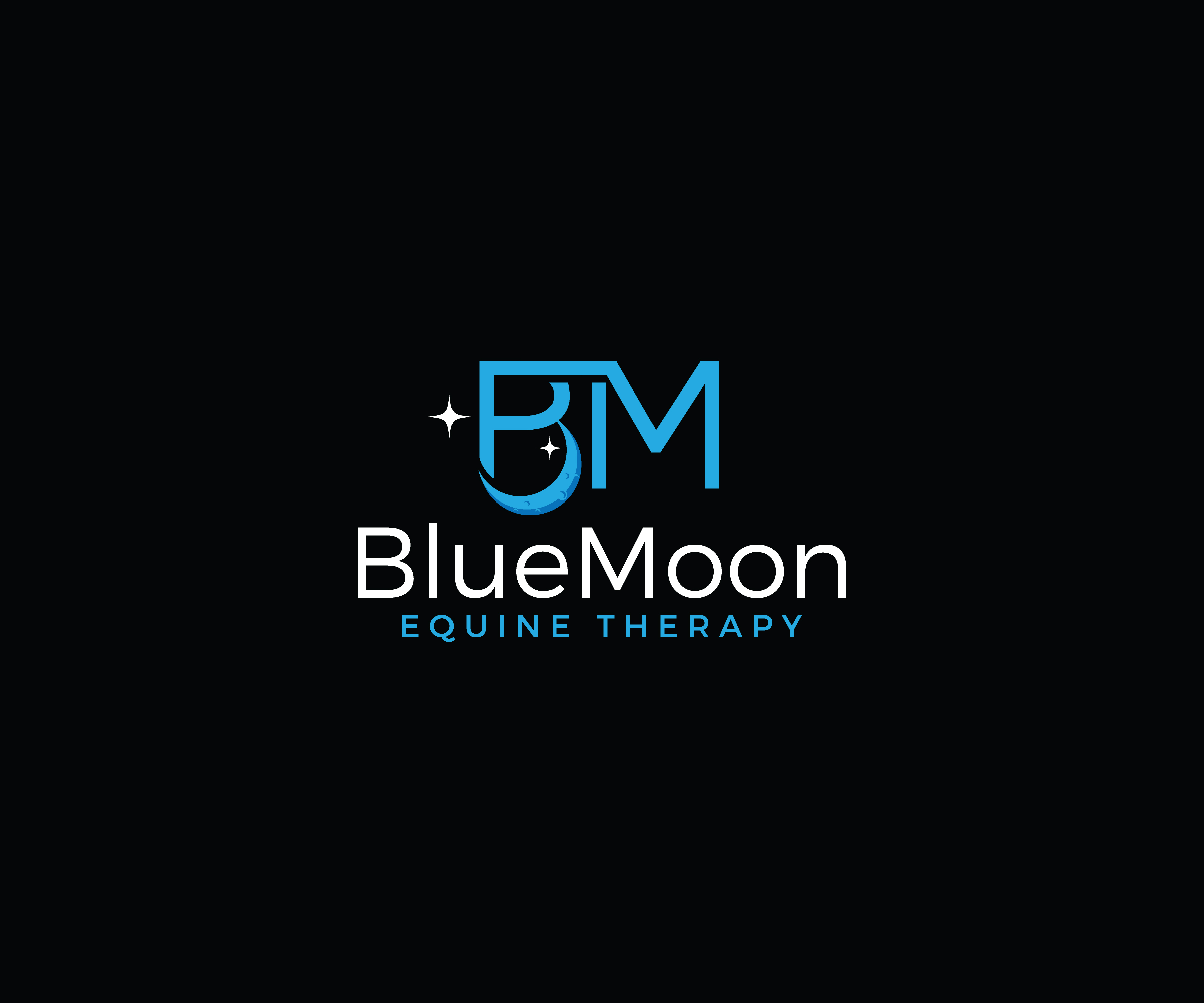 Diseño de Logo por ecorokerz para BlueMoon Equine Therapy | Diseño #26484529