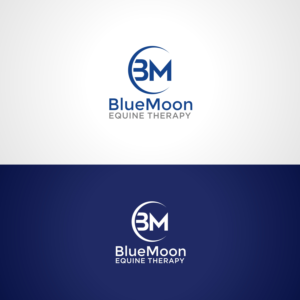 Logo-Design von Joenet Jayawarna für BlueMoon Equine Therapy | Design #26486545