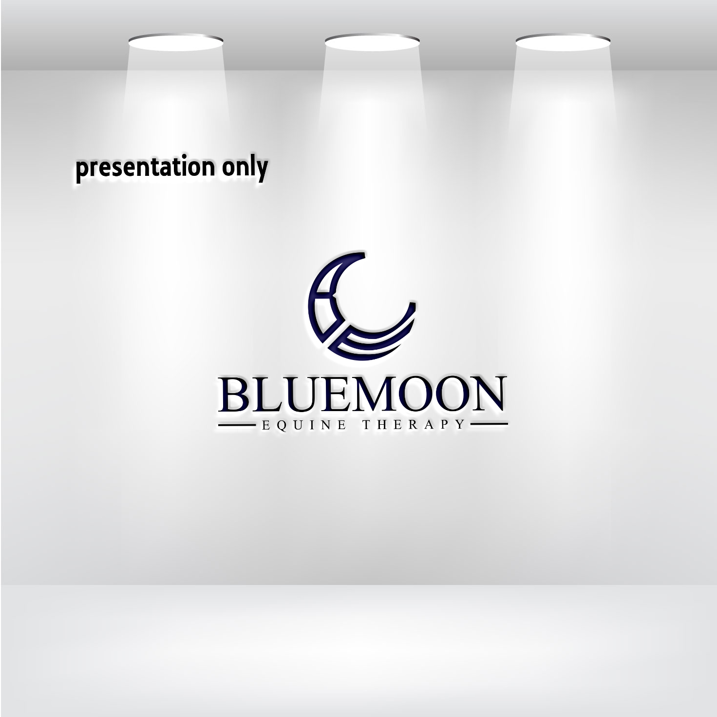 Logo Design by uitaki for BlueMoon Equine Therapy | Design #26485098