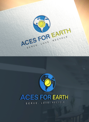 Aces for Earth   (main text)   and   "Serve. Love. Recycle" also to be used. | Logo-Design von Art Lancer
