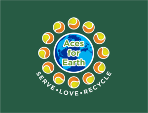 Aces for Earth   (main text)   and   "Serve. Love. Recycle" also to be used. | Logo Design by BNdesigner