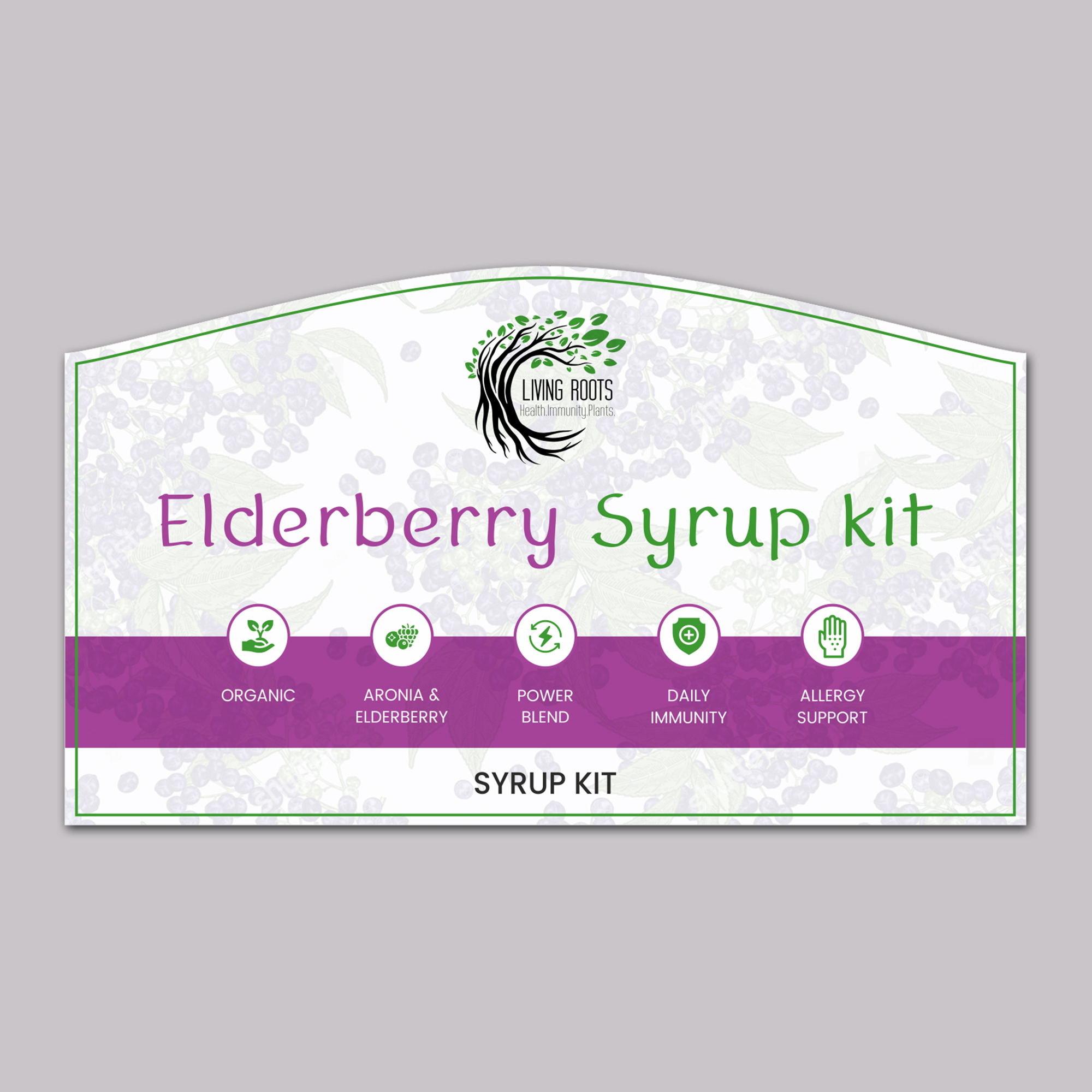 Label Design by Fat Bat Man for Living Roots | Design #26511191