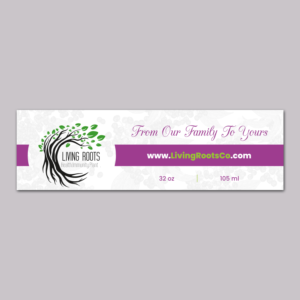Etikett-Design von Fat Bat Man für Living Roots | Design: #26511206
