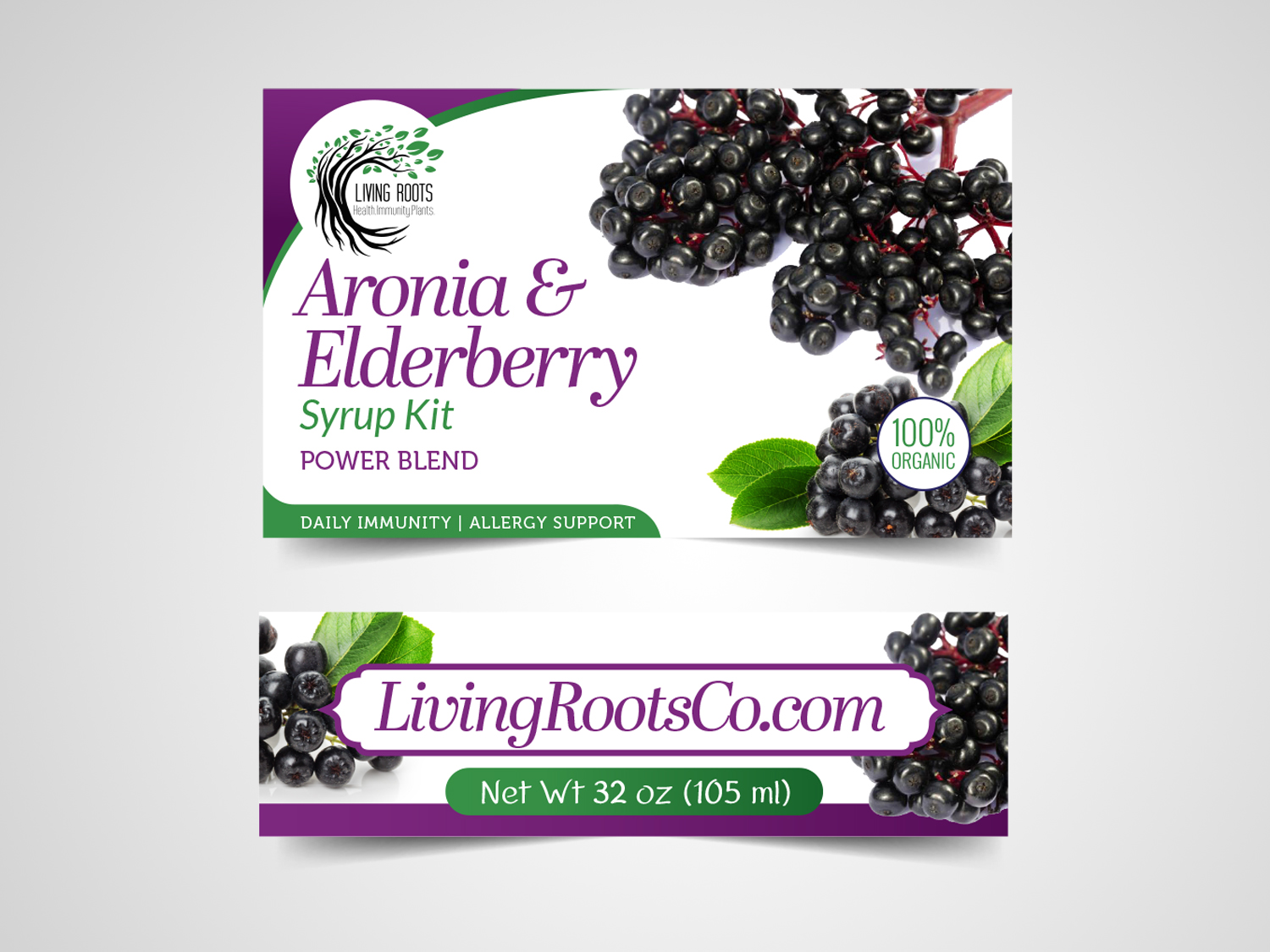 Label Design by Priyo Subarkah for Living Roots | Design #26565975
