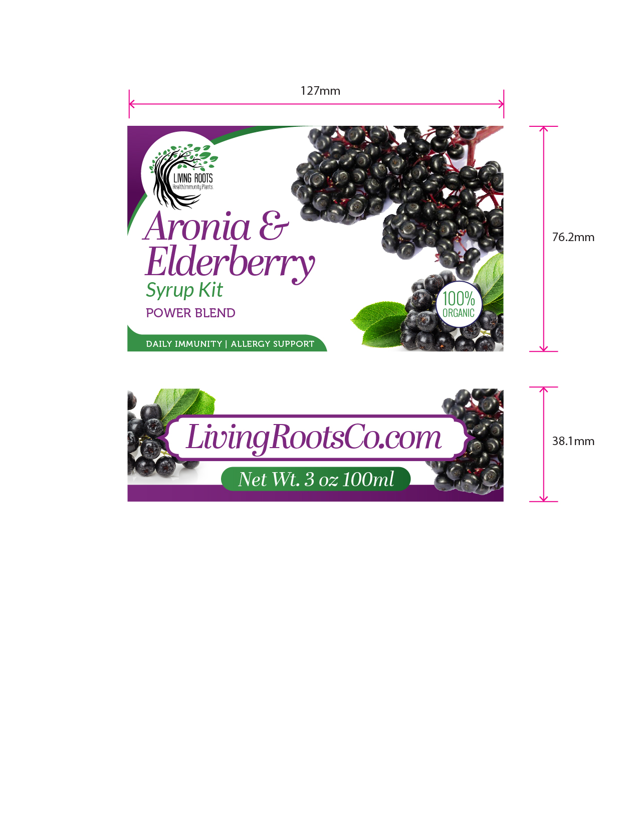 Label Design by Priyo Subarkah for Living Roots | Design #26569491