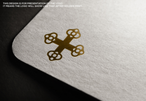 Fleury Cross logo | Logo Design by Jennifer©