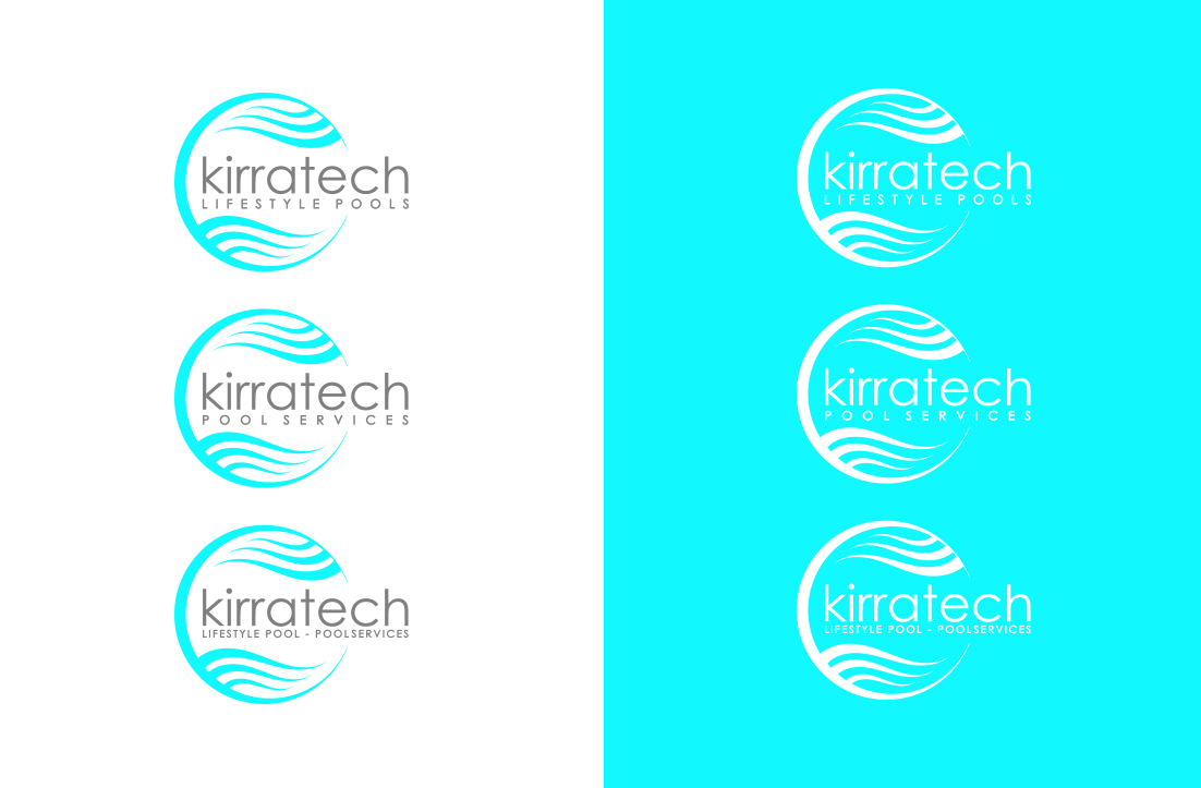 Logo Design by GLDesigns for Kirratech pool services | Design #26512730