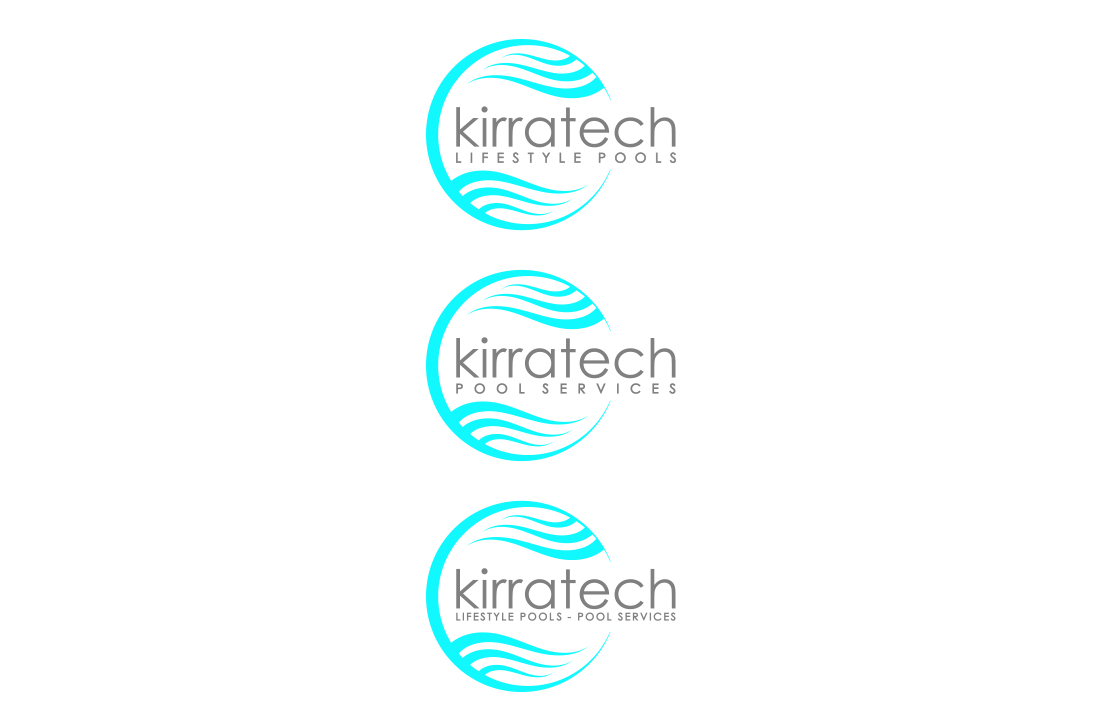 Logo Design by GLDesigns for Kirratech pool services | Design #26520503