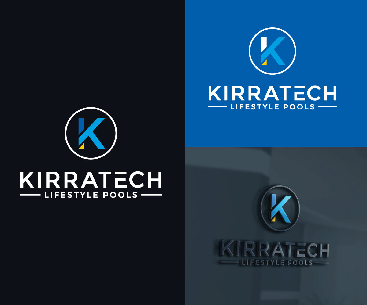 Logo Design by Atec for Kirratech pool services | Design #26501936