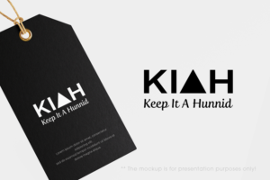 KIAH/ Keep It A Hunnid | Logo Design by designbysy