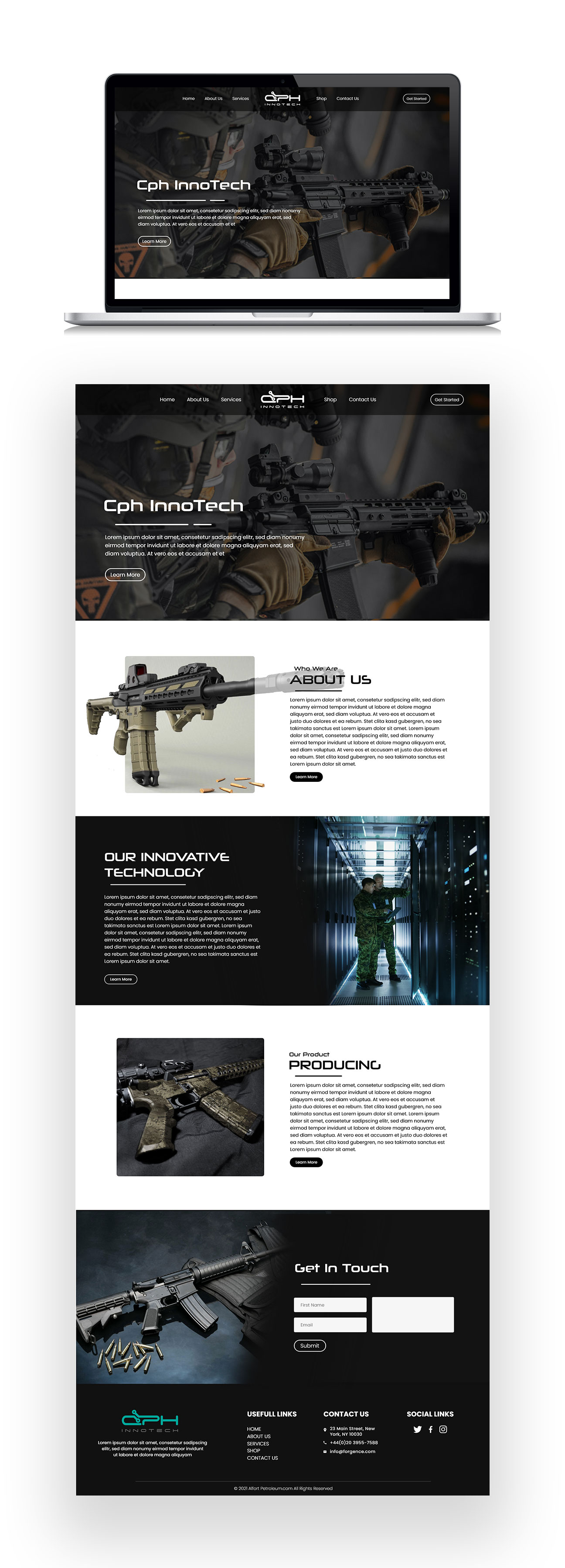 Web Design by Adeel Rahman for this project | Design #26507532