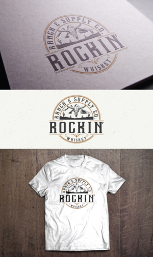 Rockin’ Whiskey Ranch & Supply Co. | Logo-Design von Dobar_logo