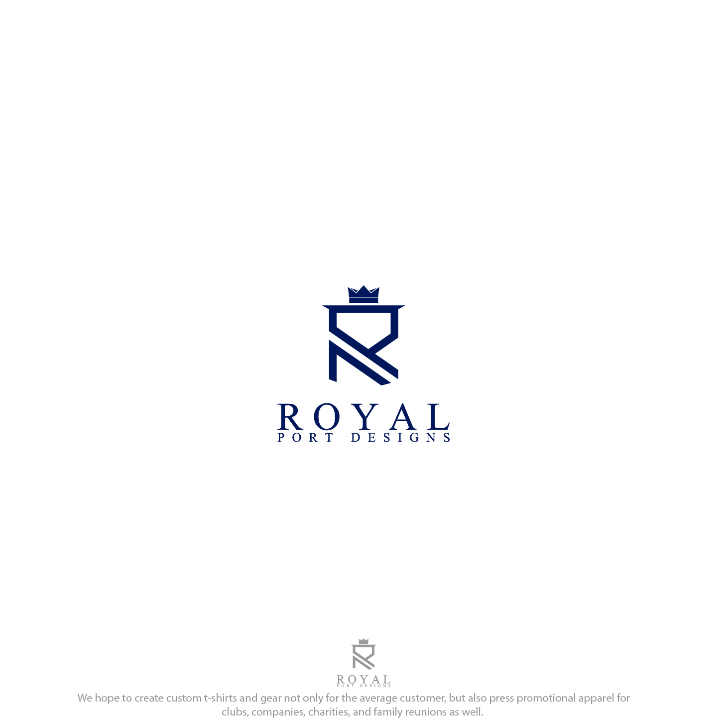 Logo Design by 4tech services for Royal Port Designs | Design #26491129