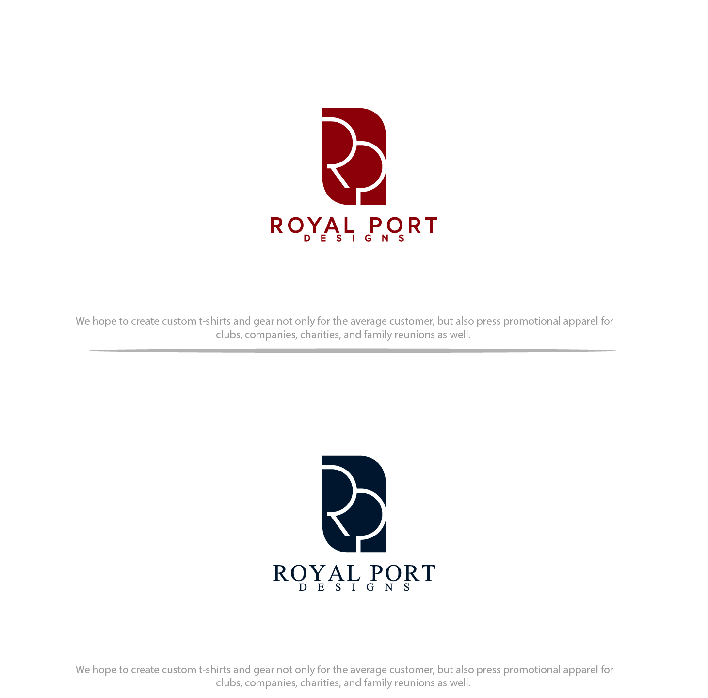 Logo Design by 4tech services for Royal Port Designs | Design #26491130