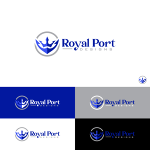 Logo Design by I designs for Royal Port Designs | Design #26491355