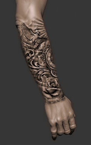 Tattoo Design by Jezzus for this project | Design: #26509228