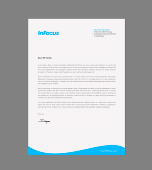 Stationery Design by chandrayaan.creative for InFocus Corporation | Design: #26494521