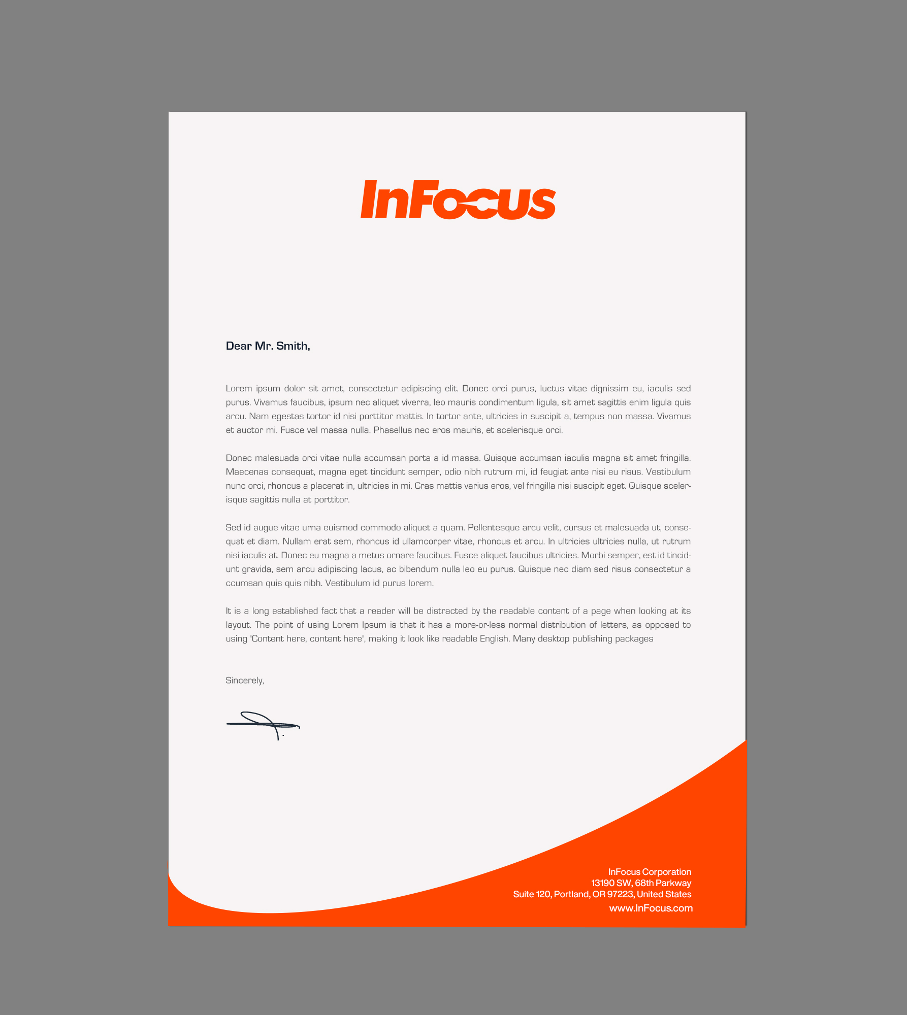 Design de Papeterie par chandrayaan.creative pour InFocus Corporation | Design #26494529