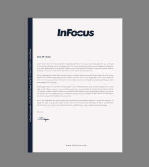 Stationery Design by chandrayaan.creative for InFocus Corporation | Design: #26494530