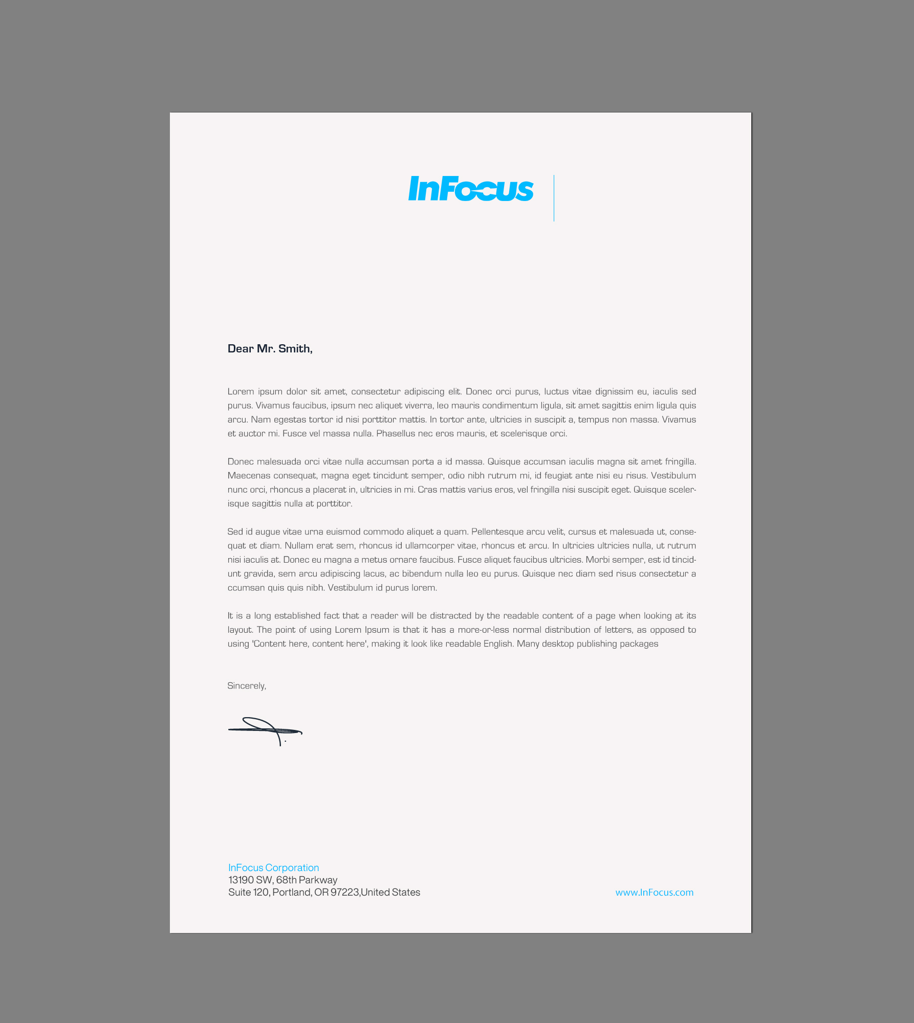 Design de Papeterie par chandrayaan.creative pour InFocus Corporation | Design #26494531