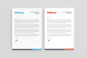 Stationery Design by R.design for InFocus Corporation | Design: #26488822