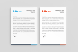 Stationery Design by R.design for InFocus Corporation | Design: #26488831