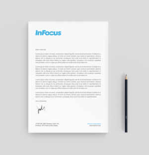 Stationery Design by R.design for InFocus Corporation | Design: #26492799