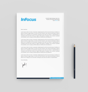 Stationery Design by R.design for InFocus Corporation | Design: #26492802