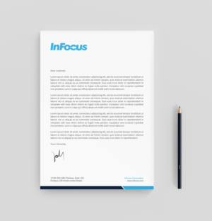 Stationery Design by R.design for InFocus Corporation | Design: #26492806