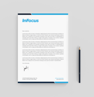 Stationery Design by R.design for InFocus Corporation | Design: #26492807