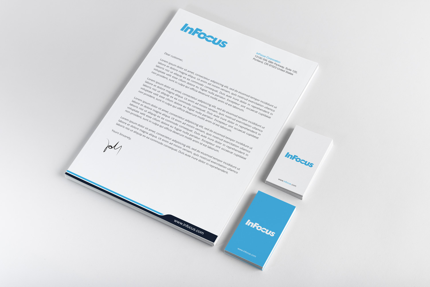 Design de Papeterie par R.design pour InFocus Corporation | Design #26497678