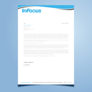 Stationery Design by Imagine design000 for InFocus Corporation | Design: #26490256