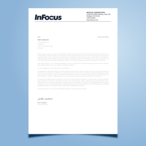 Stationery Design by Imagine design000 for InFocus Corporation | Design: #26490264