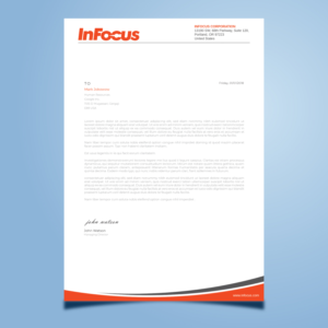 Stationery Design by Imagine design000 for InFocus Corporation | Design: #26490268
