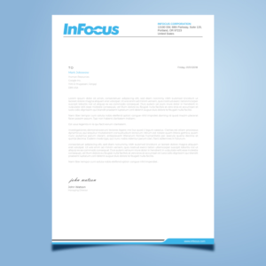 Stationery Design by Imagine design000 for InFocus Corporation | Design: #26490280