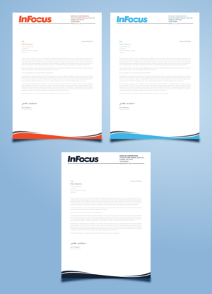 Stationery Design by Imagine design000 for InFocus Corporation | Design: #26492395