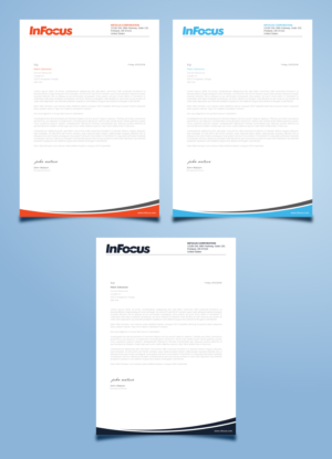 Stationery Design by Imagine design000 for InFocus Corporation | Design: #26492410