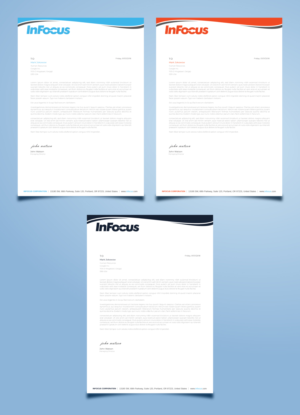Stationery Design by Imagine design000 for InFocus Corporation | Design: #26492418