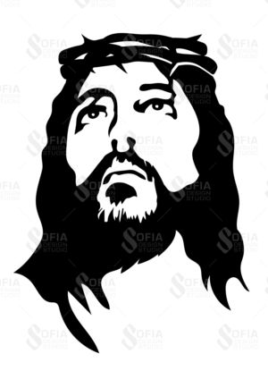 Jesus Face Seams | Diseño Gráfico por SofiaDesignStudio