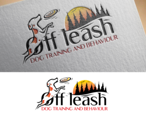 Off leash Dog training and behaviour  | Logo-Design von blue eye