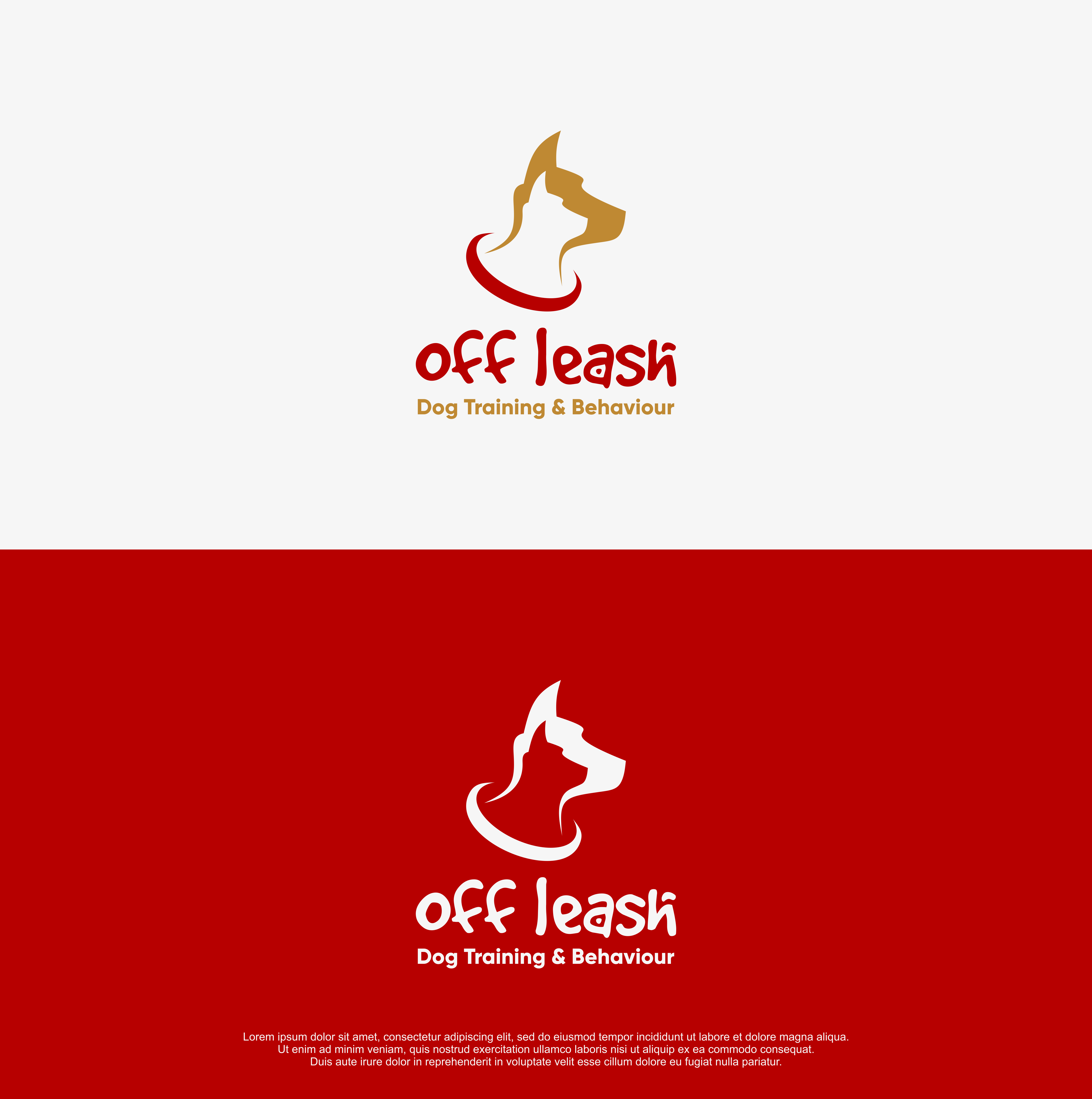 Logo Design by R!CKY for Off leash dog training | Design #26526354